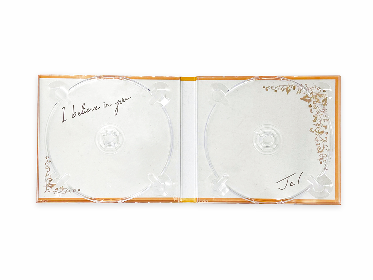 ジェル「Believe」ジャケットデザインの制作物画像